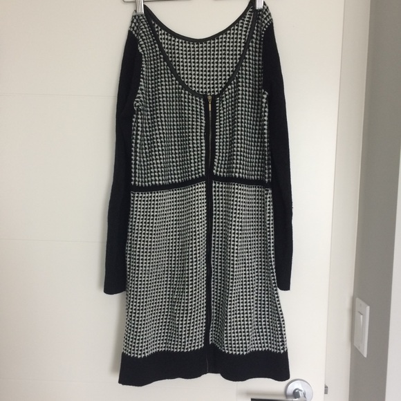 Club Monaco Tweed Sweater Dress - Picture 4 of 5